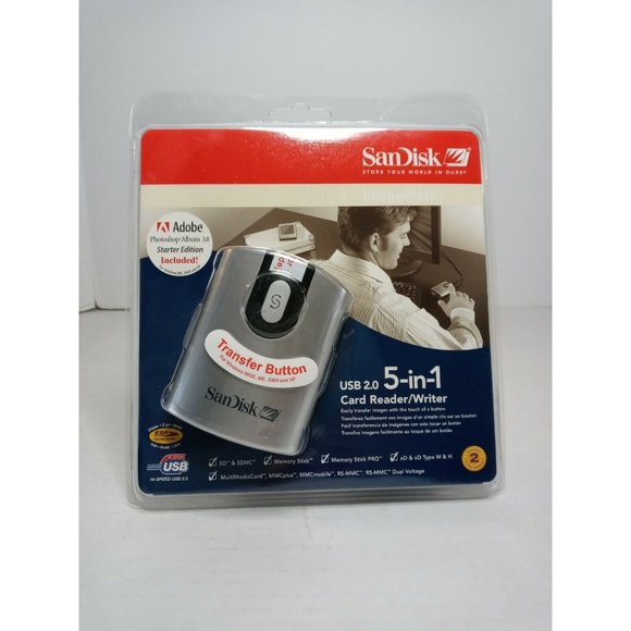 San Disk Image Mate USB 2.0 5 in 1 Card Reader / Writer - Picture 6 of 10